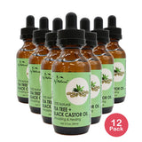 By Nature's Black Castor Tree Oil 2 Oz (Pack of 12)