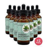 By Nature's Blend Coconut Oil Peppermint 2 Oz (Pack of 12)