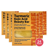 By Natures Turmeric Kojic Acid Beauty Bar 5.5 Oz (Pack of 24)