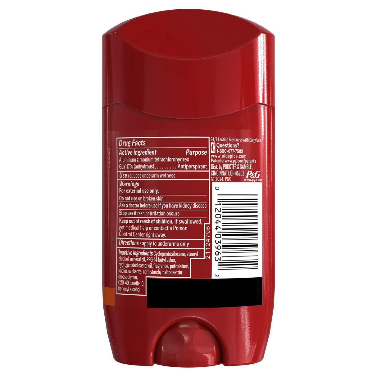 Old Spice Deodorant for Men Invisible Solid Antiperspirant Deodorant Stick for 2.6 oz (Pack of 12)