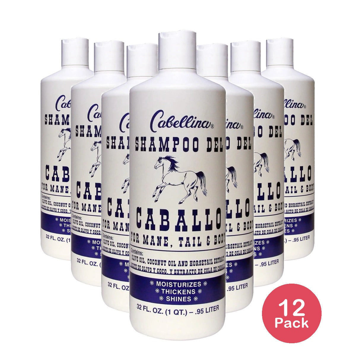 Cabellina Del Caballo Shampoo 32 Fl Oz (Pack of 12)