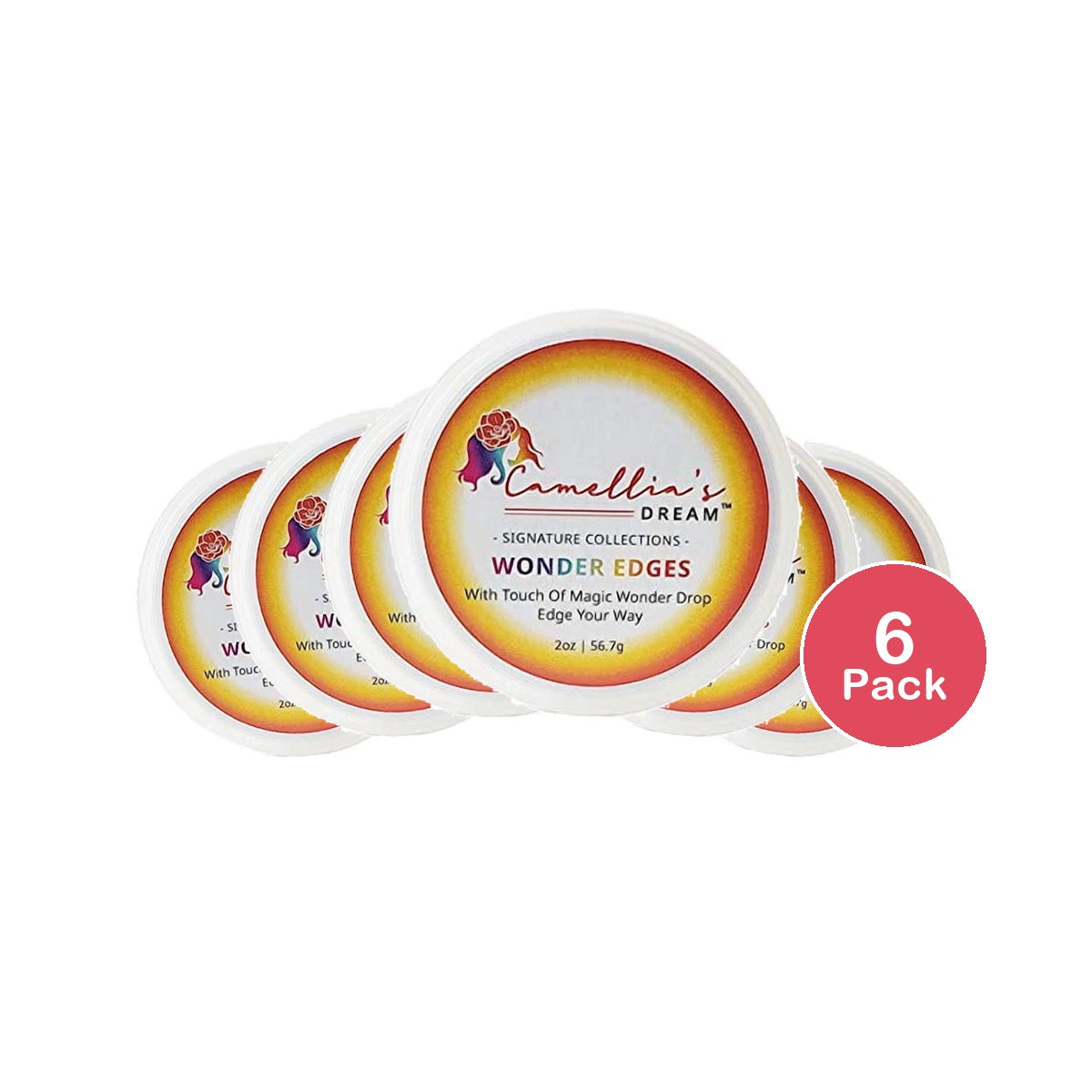 CAMELLIA's DREAM Wonder Edges 2 Oz. - With Touch of Magic Wonder Drop (Pack of 6)