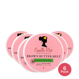 Camille Rose - Brown Butter Melt Mandarin Oil Hair Balm 4 Oz (Pack of 6)