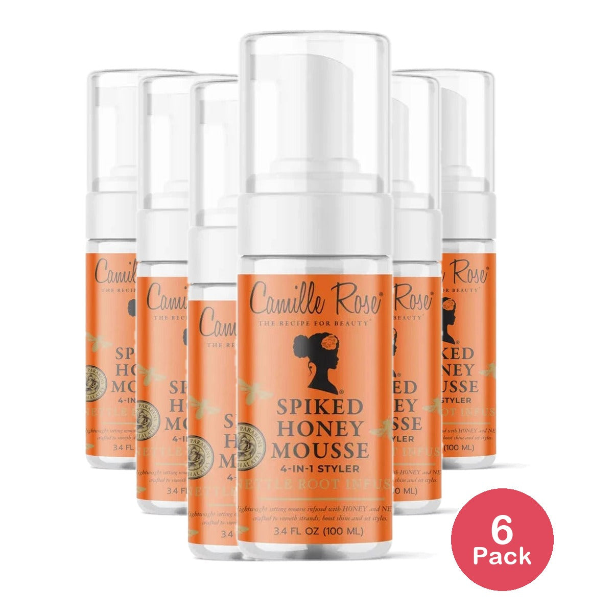 CAMILLE ROSE Honey Spiked Mousse ( 3.4oz ) (Pack of 6)