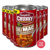 Campbell's Chunky Chili Mac Soup 18.8 Oz (Pack of 12)