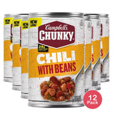 Campbell’s Chunky Chili with Beans, 19 oz (Pack of 12)