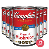 Campbell's Condensed Cream of Mushroom Soup 10.5Oz (Pack of 12)