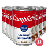 Campbell's Cream of Mushroom Soup 10.5 Oz (Pack of 12)