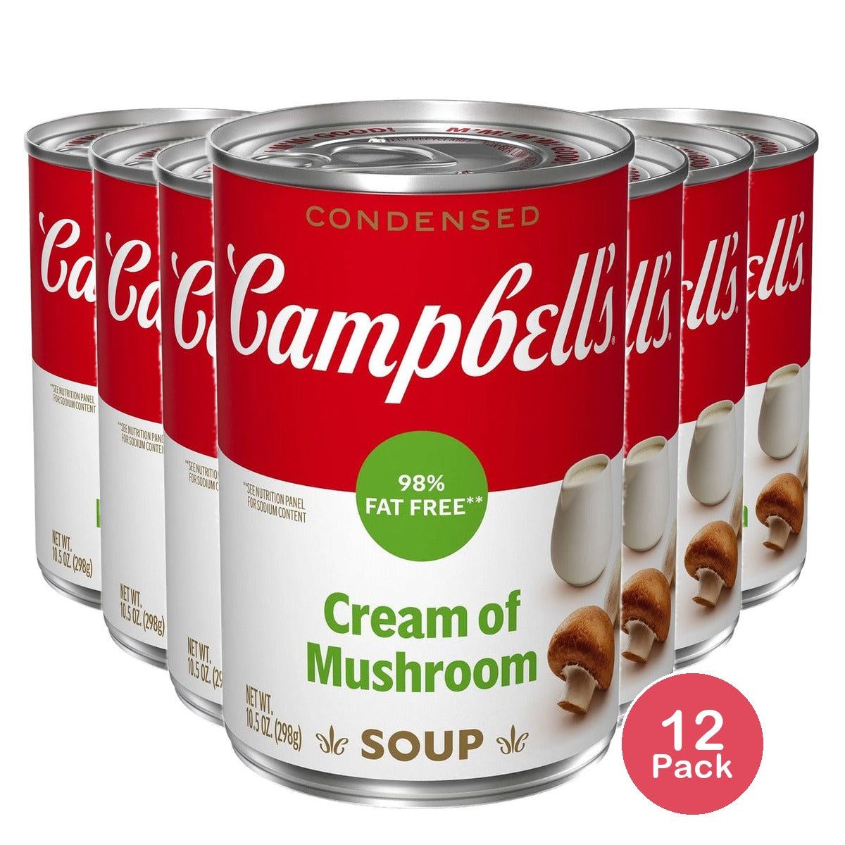 Campbell's Cream of Mushroom Soup (Pack of 12)