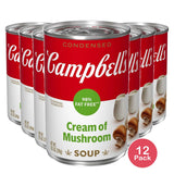 Campbell's Cream of Mushroom Soup (Pack of 12)