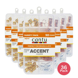 Cantu Accent Charms Case - 50pc (Pack of 36)
