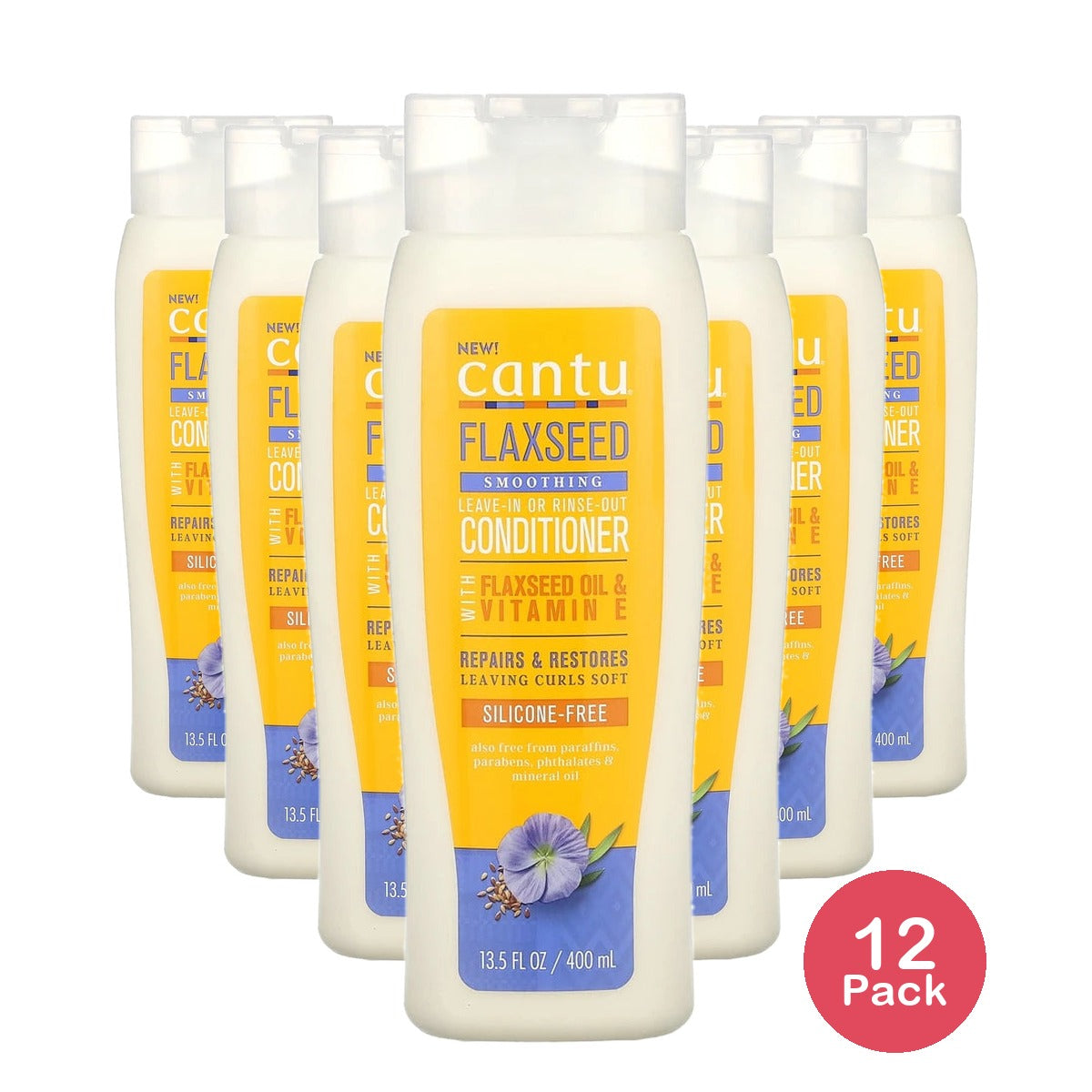 Cantu Flaxseed Conditioner 13.5 Oz (Pack of 12)