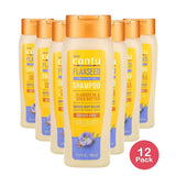 Cantu Flaxseed Smoothing Shampoo 13.5 fl oz (400 ml) (Pack of 12)