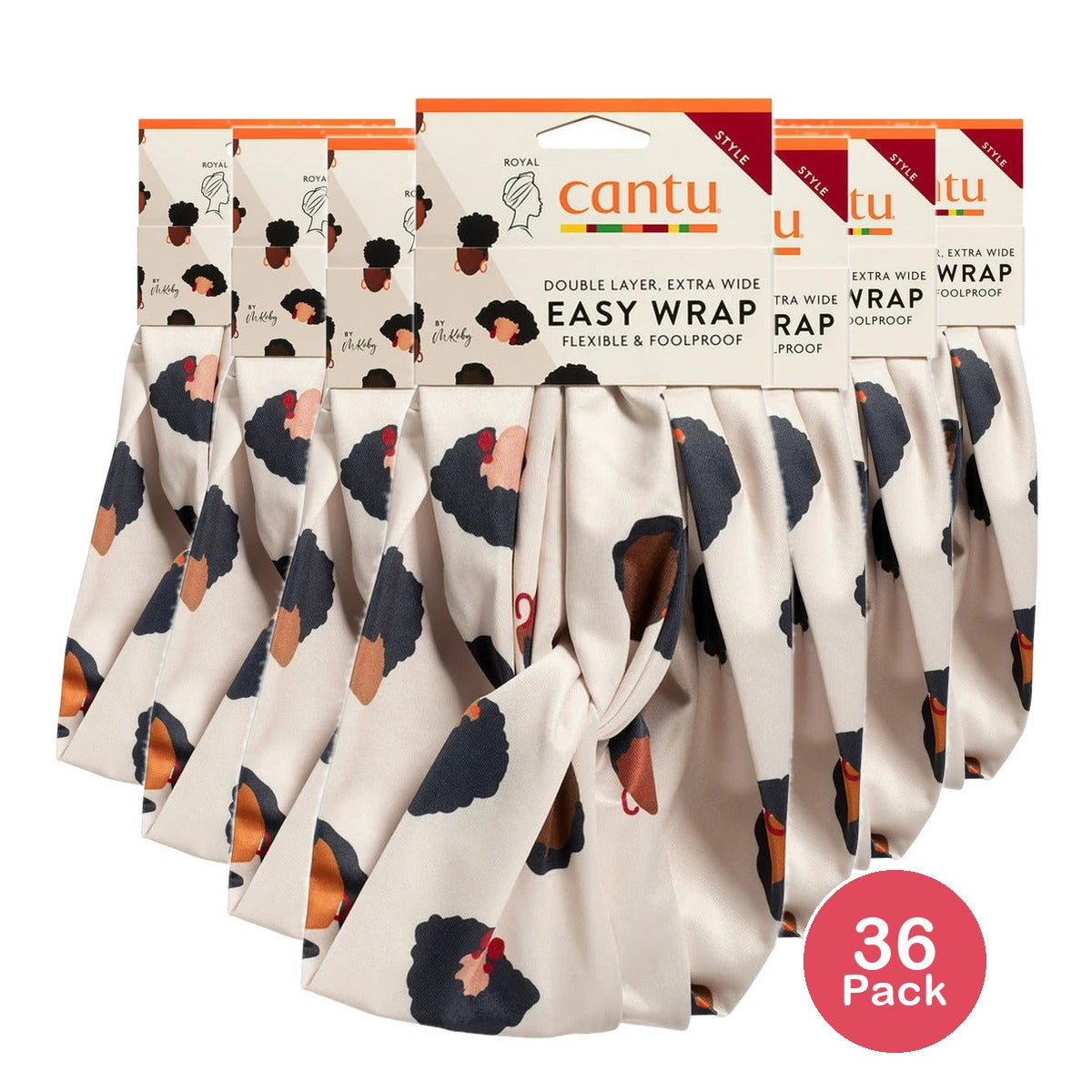 Cantu MKoby Collection Easy Wrap Headband Royal (Pack of 36)