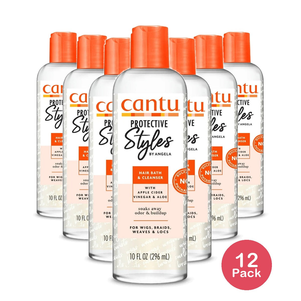 Cantu Protective Styles Hair Bath & Cleanser - 10 fl oz (Pack of 12)