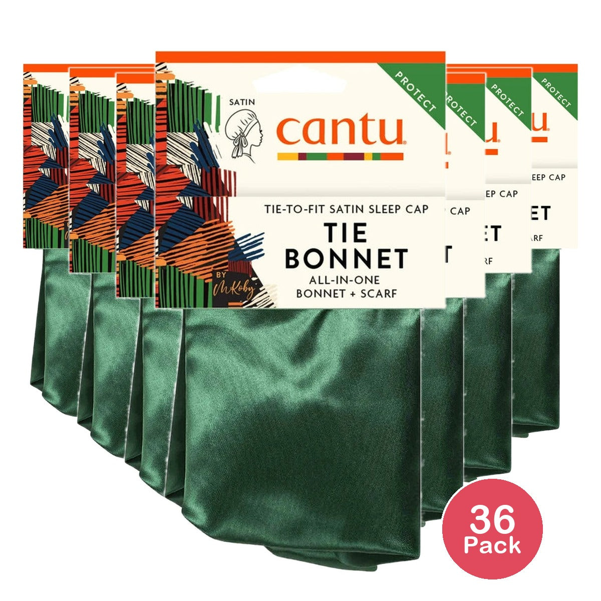 Cantu Satin Tie Bonnet - 1pc (Pack of 36)