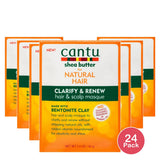 Cantu Shea Butter for Natural Hair Clarify & Renew Hair & Scalp Masque 1.5oz (Pack of 24)