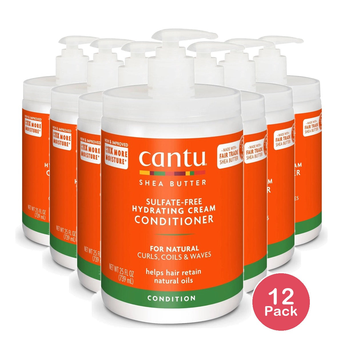 Cantu Shea Butter Hydrating Cream Conditioner 25 Oz (Pack of 12)