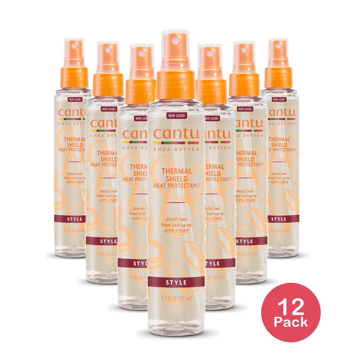 Cantu Shea Butter Thermal Shield Heat Protectant 5.1 Oz (Pack of 12)