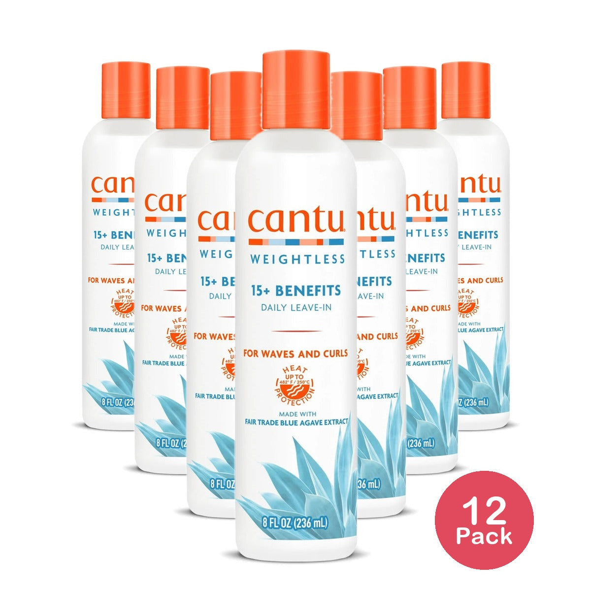 Cantu Weightless Daily Leave-In Conditioning Cream - (Pack of 12) 8 fl. Oz