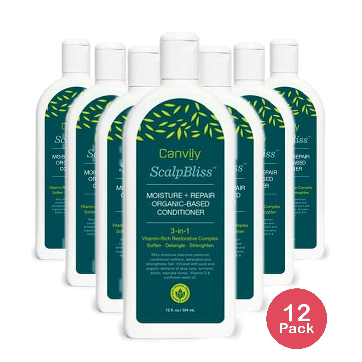 Canviiy ScalpBliss Moisture + Repair Conditioner 12 Oz (Pack of 12)