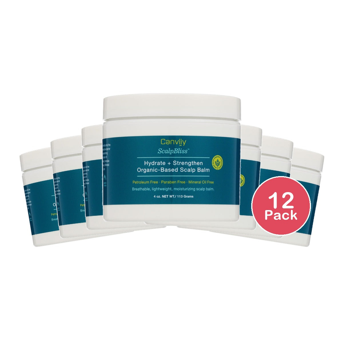 Canviiy ScalpBliss Moisturizing Scalp Balm 4 Oz (Pack of 12)