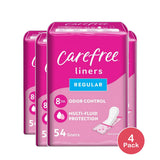Carefree Acti-Fresh Body Shape Regular To Go Unscented Pantiliners 1.41Oz (Pack Of 4)