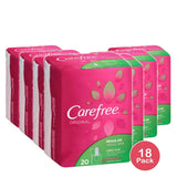 Carefree Original Regular Panty Liners Scented 1.06oz (Pack of 18)