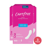 Carefree Unwrapped Unscented Panty Liners - (Pack of 3)