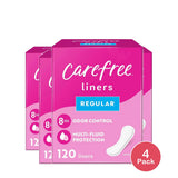 Carefree Unwrapped Unscented Panty Liners - (Pack of 4)