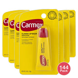 Carmex Moisturizing Lip Balm for Dry Chapped Lips 0.35Oz (Pack of 144)