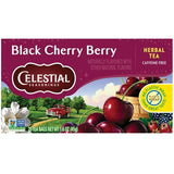 Celestial Seasonings Black Cherry Herbal Tea 20 Ct (Pack of 6)