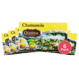 Celestial Seasonings Caffeine Free Chamomile Natural Herbal Tea 0.9Oz (Pack Of 6)