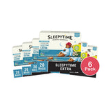 Celestial Seasonings Caffeine Free Herbal Tea Sleepytime Extra20 Bags 1.2Oz (Pack Of 6)