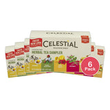 Celestial Seasonings Herbal Tea Sampler With 5 Flavors20 Bags 1.1Oz (Pack Of 6)