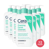 CeraVe Foaming Facial Cleanser 12 oz (Pack of 12)