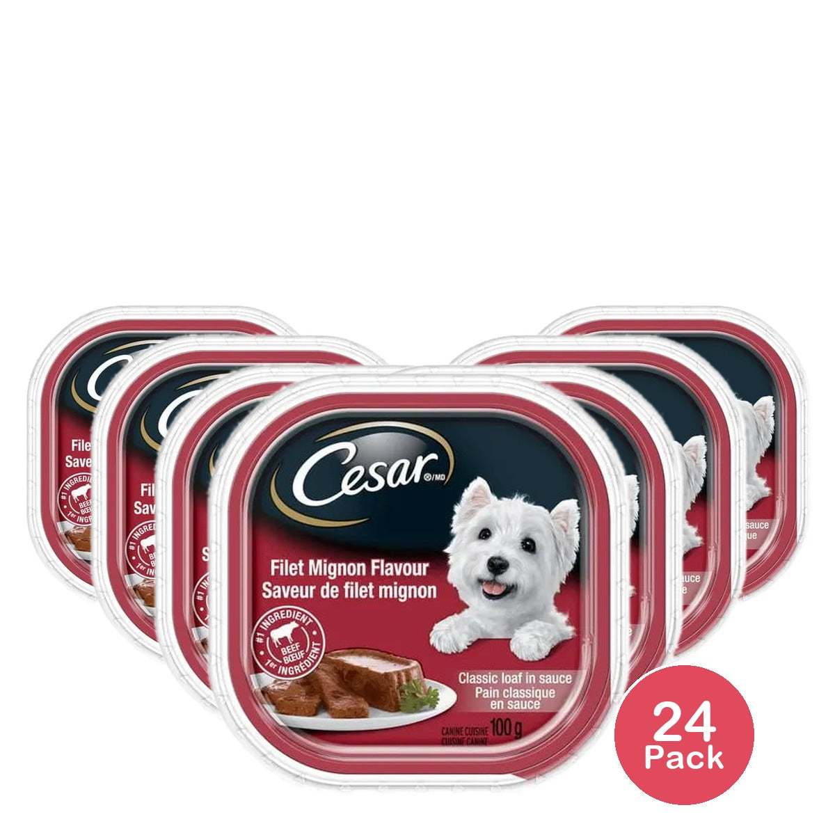 Cesar Filet Mignon 3.5 oz (Pack of 24)