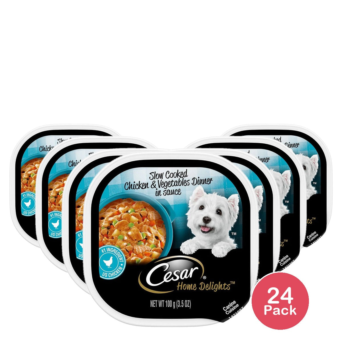 Cesar Home Delights Chicken & Vegetables 3.5 Oz (Pack of 12)