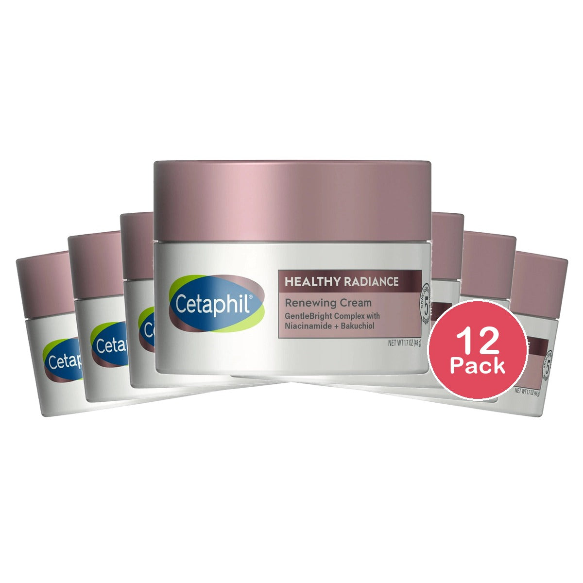 Cetaphil Health Radiance Renewing Hypoallergenic Fragrance Free Cream 1.7 oz (Pack of 12)