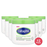 Cetaphil Hydrating Moisturizing Cream for Dry to Very Dry Sensitive Skin 16Oz (Pack of 12)