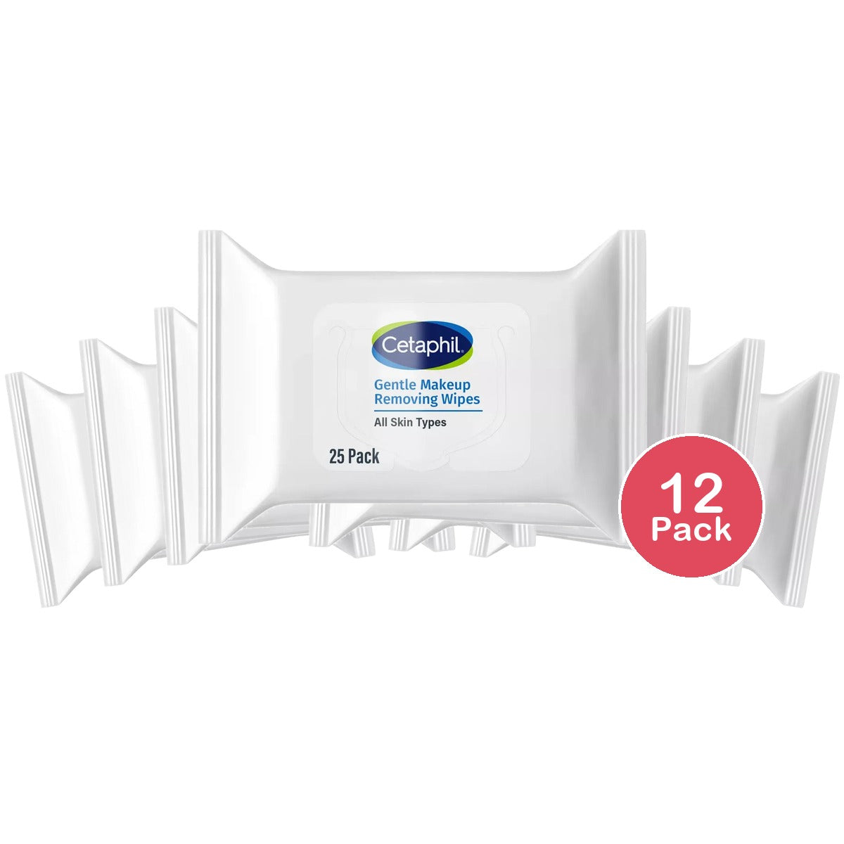 Cetaphil Makeup Removing Wipes 8.62oz (Pack of 12)