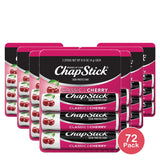 Chapstick Classic Lip Balms, Cherry, Pack Of 3 Sticks , 0.15 Oz (Pack Of 72)