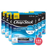 ChapStick Skin Protectant Original Moisturizer Lip Balm 0.15Oz (Pack of 144)