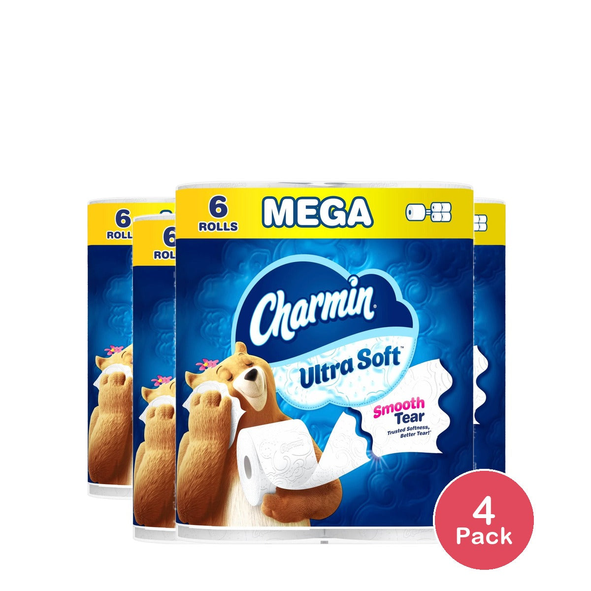 Charmin Ultra Soft Toilet Paper 224 Count (Pack of 4)