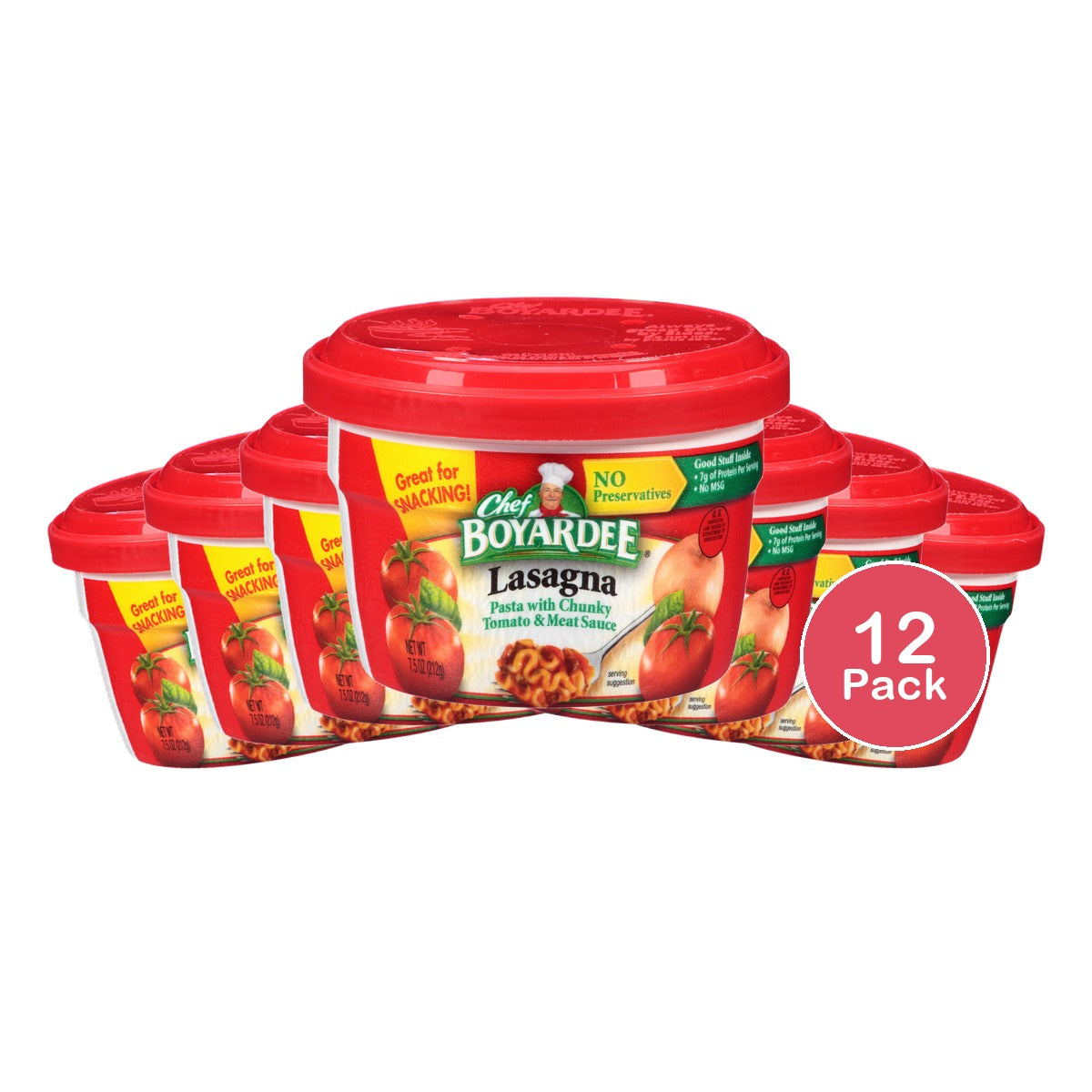 Chef Boyardee Microwaveable Lasagna 7.5 Oz (Pack of 12)