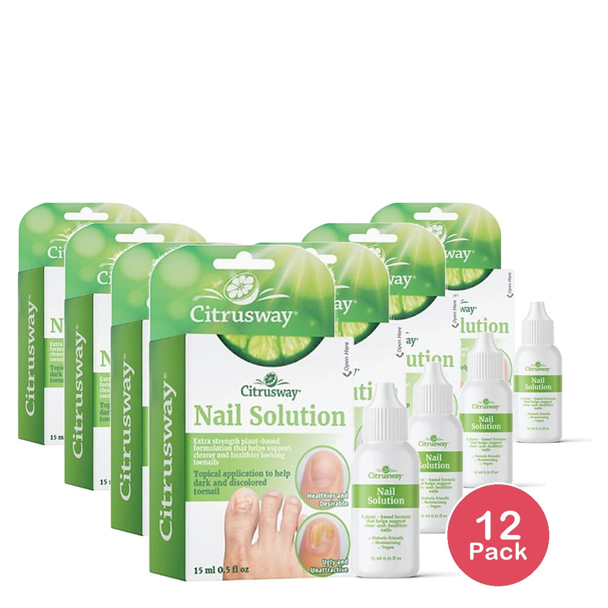 Citrusway Nail Solution 0.5 Oz (Pack of 12)