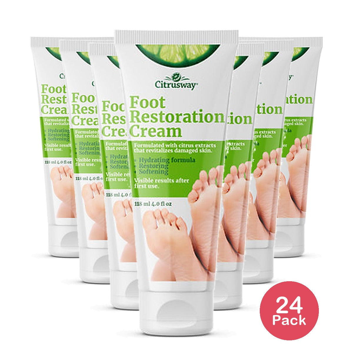 Citrusway Restoration Foot Cream 4 Oz (Pack of 24)