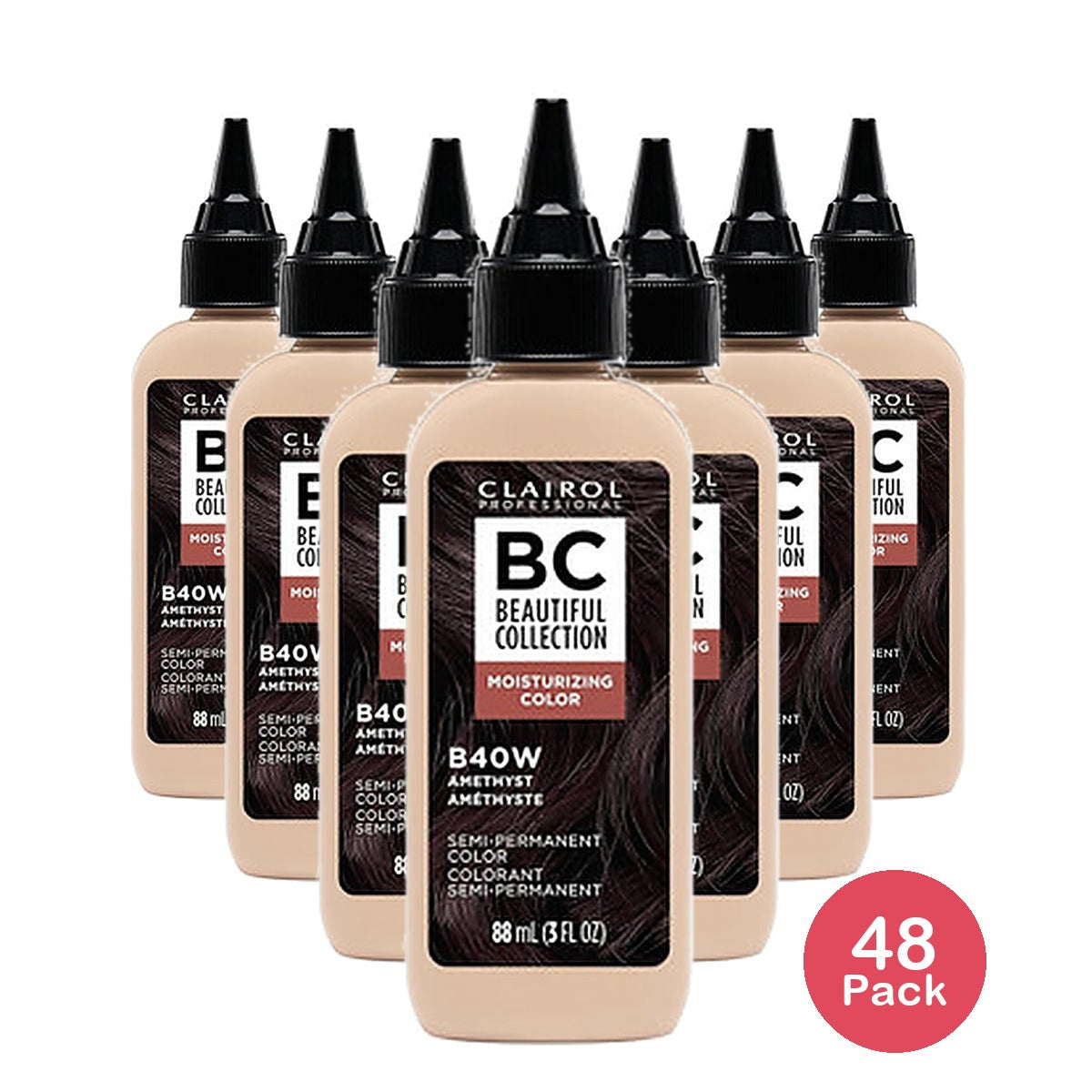 Clairol Beautiful Collection 40W Amethyst 3 Oz (Pack of 48)