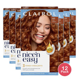 Clairol Nice &amp; Easy Permanent Hair Color Creme 6R Light Auburn 6.26Oz (Pack of 12)