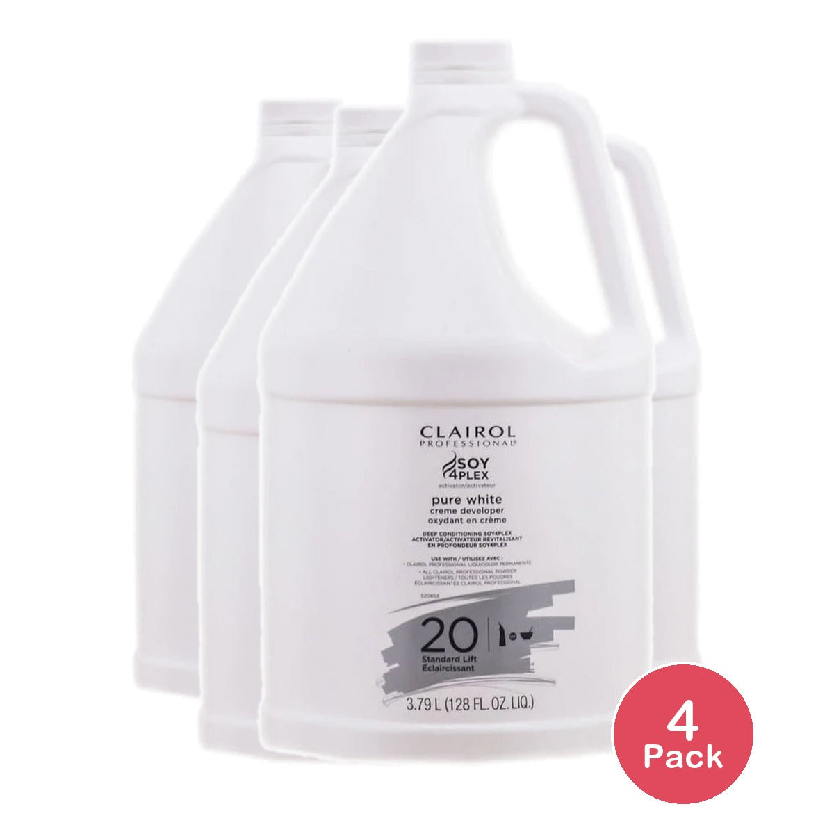 Clairol Pure White Crème protective conditioners Gel 128 oz (Pack of 4)